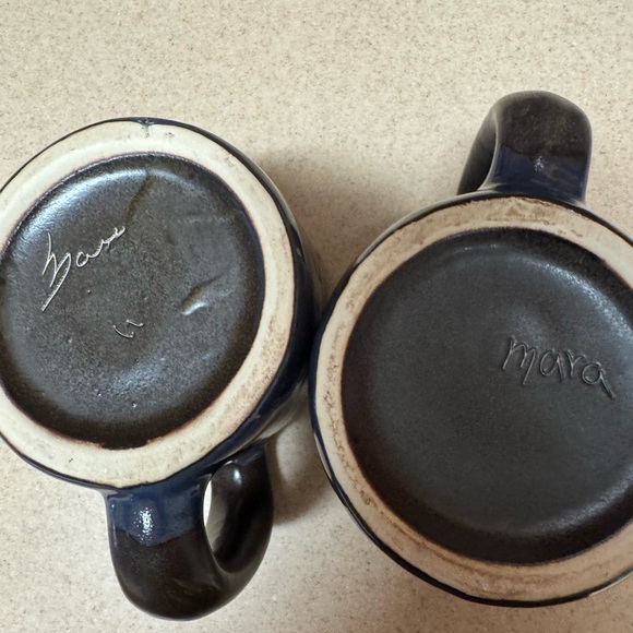 Butterfly coffee mugs. Handmade. - Picture 6 of 12